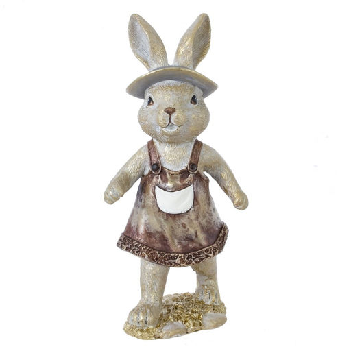 Фигурка декоративная "Зайка", L8 W7 H18 см