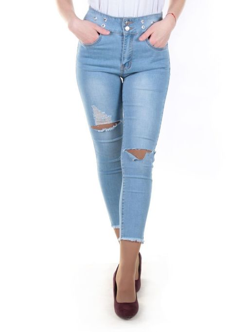 0053 Джинсы женские зауженные YTD JEANS