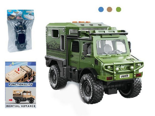 Инерц. 28*19см "Фургон военный бронированный" (M1628-2) 3цв. в ассорт., в пакете