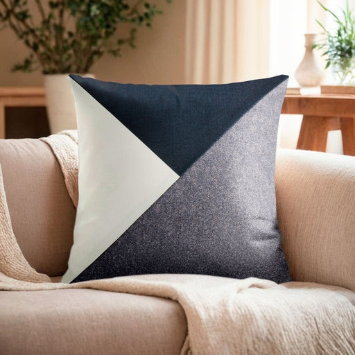 Наволочка декоративная Этель Геометрия цвет серый/черный 45 х 45 см, 100% п/э  фото 6