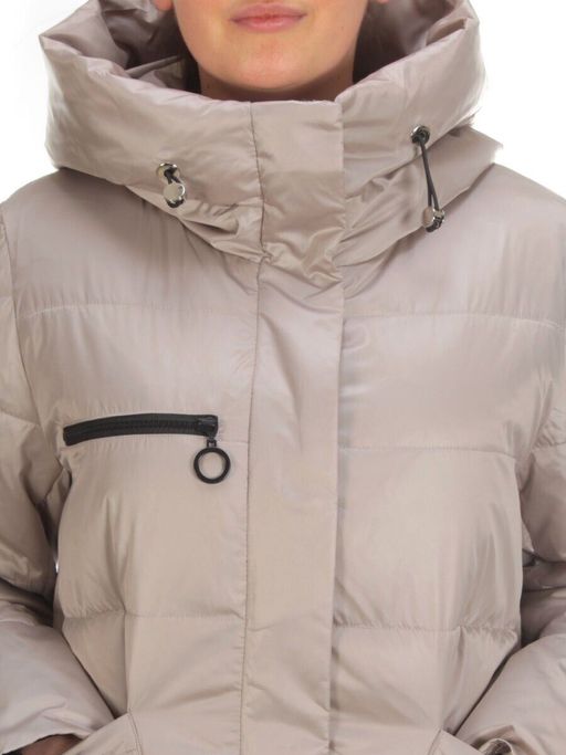 S21122 BEIGE Куртка зимняя женская облегченная Y SILK TREE (150 гр. холлофайбер) - Fashion фото 10