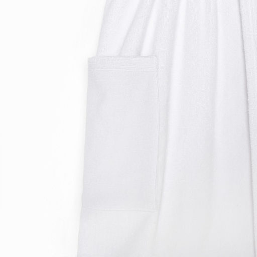 Полотенце банное Экономь и Я Килт с карманом 50*150 см, цв.белый,100%хл,340 г/м2  фото 6