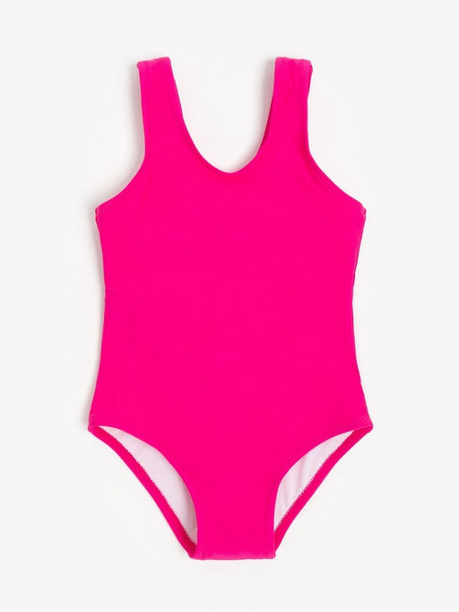 Купальник для девочки слитный MINAKU: Swim Collection, розовый, рост 134-140 см