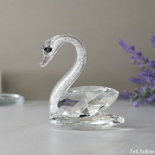Сувенир из хрусталя Лебедь / GT801 /уп 120/ - ГалеонТрейд фото 4
