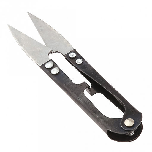 Ножницы швейные для распарывания швов, обрезки ниток 9,7х2,1х0,8см, металл, в п/эт пакете - Домашняя мода фото 6