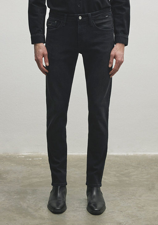 Jake Lux Black Antrasit Jean Pantolon - Mavi фото 4