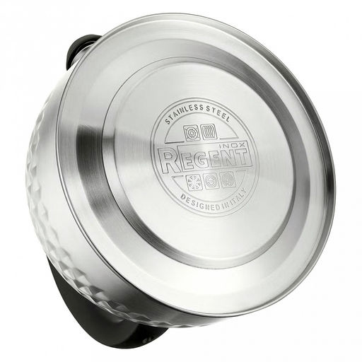 Чайник из нержавеющей стали Tea 2,6л, 22х20,5см, h24см, s0,34мм, дно s2мм, со свистком, многослойное капсульное дно, пластмассовая ручка, цветная коробка, Regent (Китай) Подходит для всех видов плит, включая индукционную - Домашняя мода фото 3