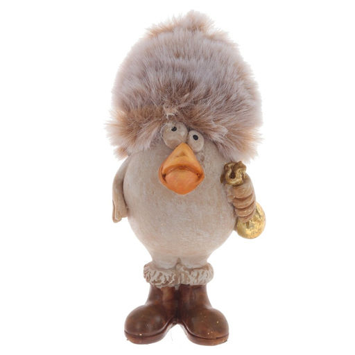 Фигурка декоративная "Птичка", L9 W5,5 H10,5 см, 2в.