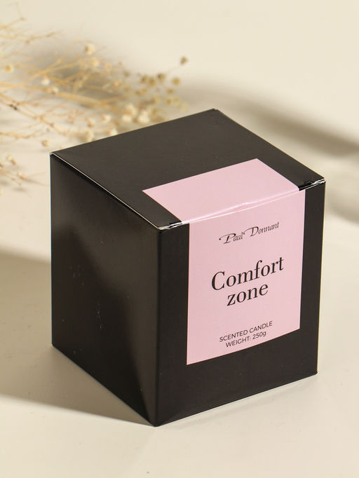 Свеча в вулканическом подсвечнике "Лава" терракот 8,5х8,5х7,5 см