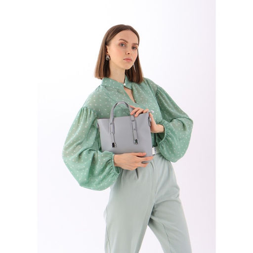 Сумка-тоут на молнии, цвет голубой - Simaland фото 4