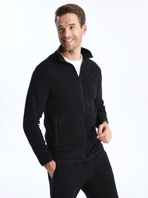 Dik Yaka Uzun Kollu Erkek Polar H?rka