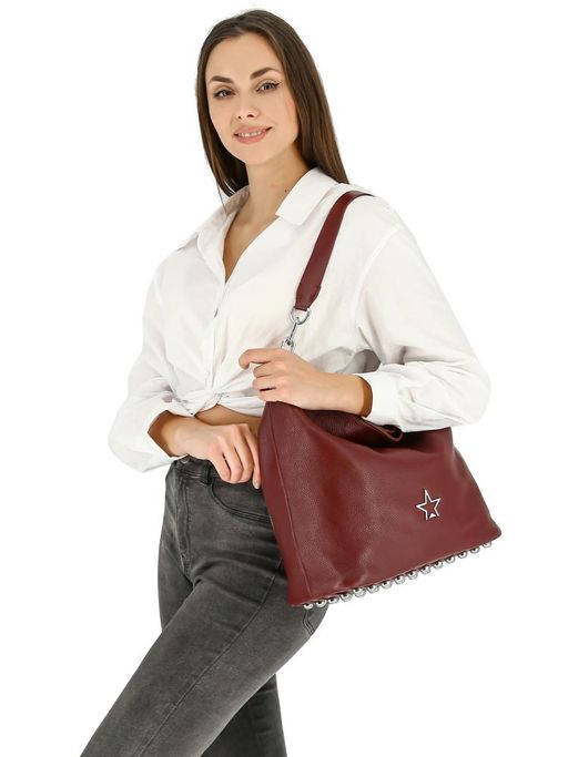 Женская сумка Mironpan арт.1228 Бордовый  фото 4