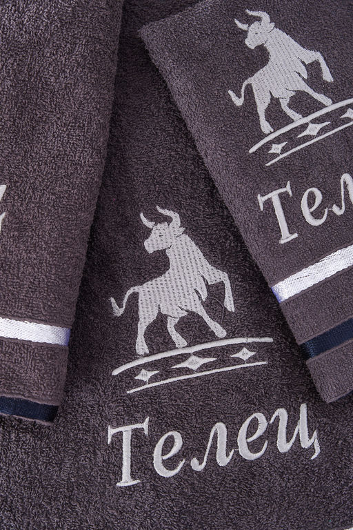 14418/10 Знаки зодиака полотенце махровое плотность 350гр