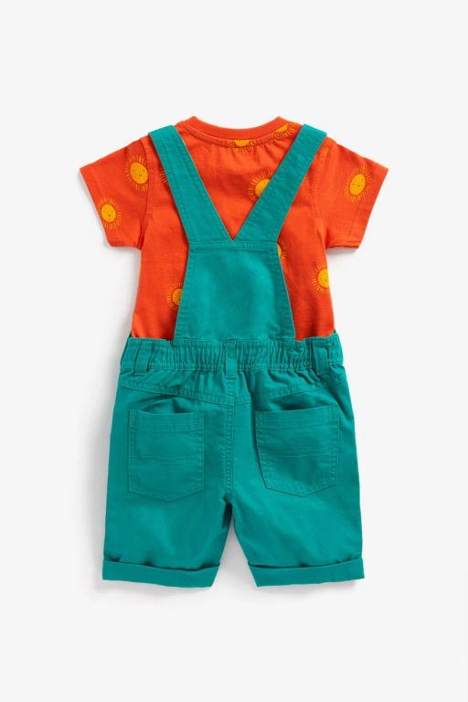 Mothercare / Комбинезон и футболка в комплекте  фото 2