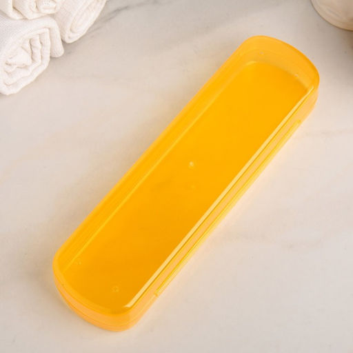 Цена за 2 шт. Футляр для зубной щётки и пасты, 21×6×3 см, МИКС