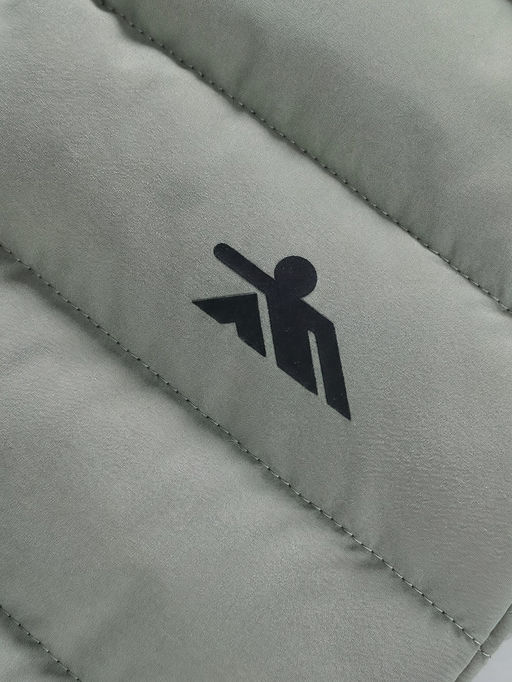 Куртка мужская удлинённая стёганая с капюшоном и графеновой подкладкой утеплитель тинсулейт