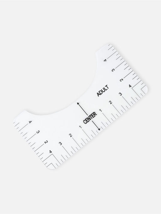 Набор линеек для раскроя горловины, 4 шт., 25.4×6.35/8.9/11.5/12.7 см