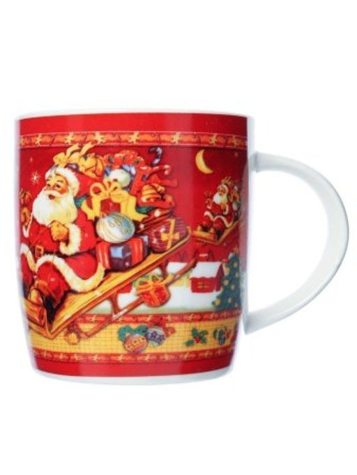 Цена за 6 шт. Кружка новогодняя 400 мл / Q151/FD602 /уп 12/72/2 сорт/ - Галеонтрейд фото 7