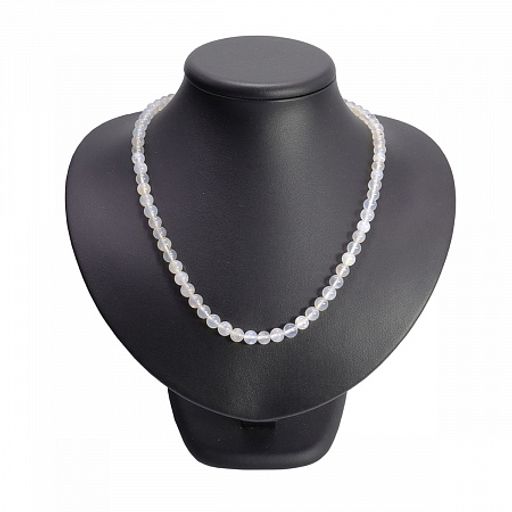 Бусы из камня Лунный агат на любовь шарики 6мм 47см - Сандаловый дом фото 2