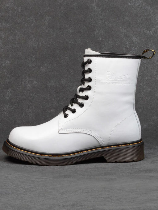 04-10072004 WHITE Ботинки зимние женские (натуральная кожа, натуральный мех)