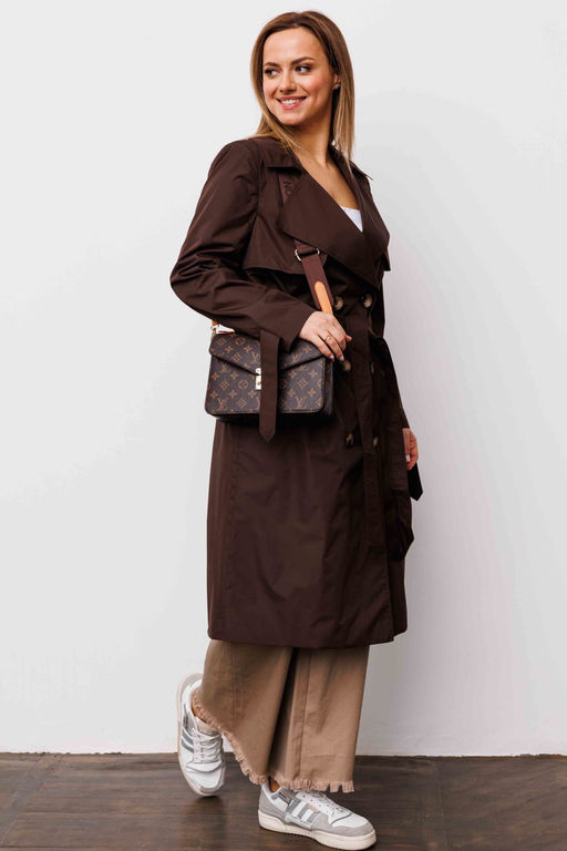Плащ AURA 7034-164 шоколадный