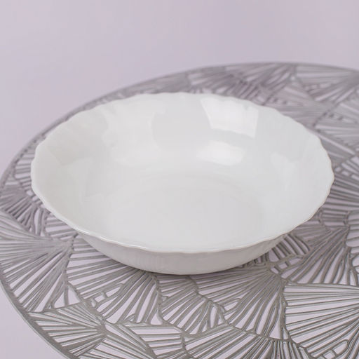 Тарелка для супа 17,8см. круглая WHITE (миска) (стеклокер) арт. RSB780 (114439)