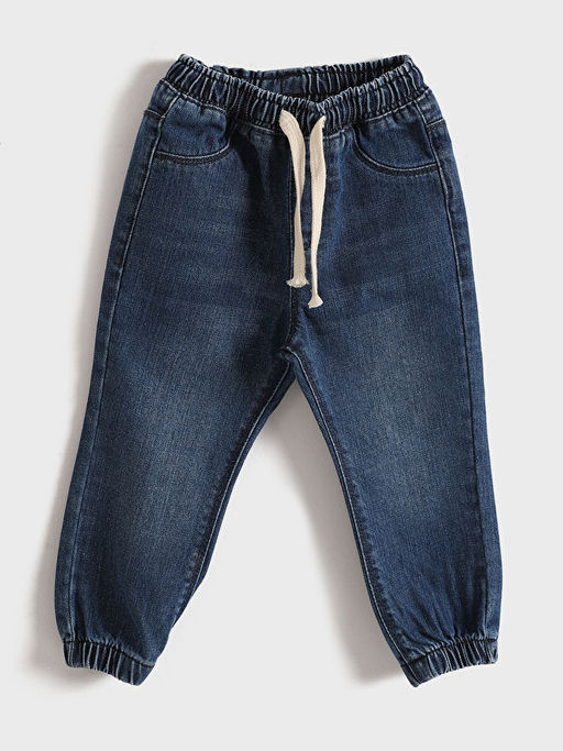 Beli Lastikli Erkek ?ocuk Jogger Jean Pantolon