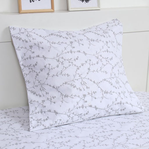 КПБ LoveLife 1.5 сп Ветви цв.белый 147*210,150*215,70*70 -1 шт,100% хлопок,бязь 120 г/м2 102236  фото 2