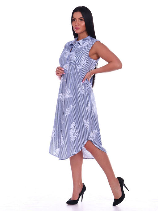 Платье-рубашка Ирина - Нагорная текстиль фото 4