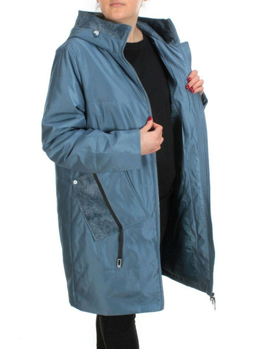 BM-15 GRAY/BLUE Куртка демисезонная женская (100 гр. синтепон) - Fashion фото 6