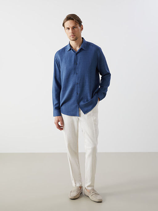 Regular Fit Uzun Kollu Erkek G?mlek