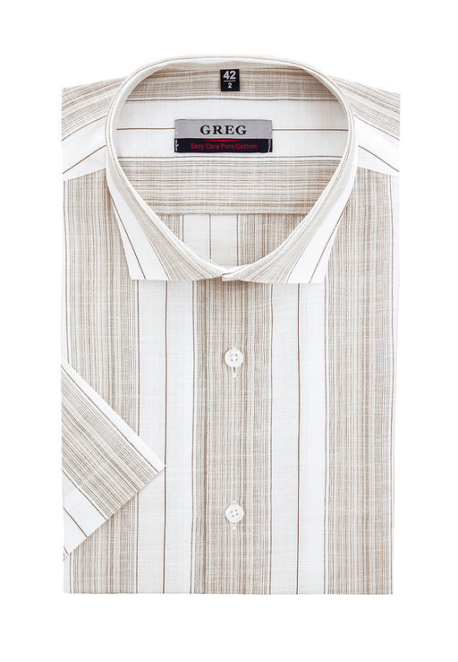 Сорочка мужская короткий рукав GREG 521/101/438/Z  фото 7