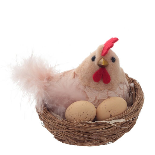 Изделие декоративное Гнездо пасхальное, L8 W7 H8 см, 2в. - Remeco фото 3