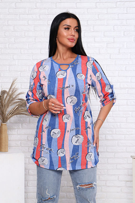 Туника, голубой (928-2)