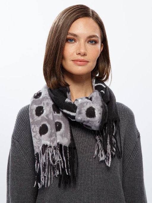 Палантин жен. хл+шерсть 72х188 LDR23-012-20 - Labbra фото 4