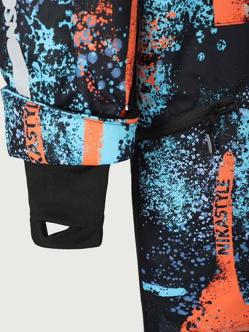 Комбинезон 8з1525 оранж/черный