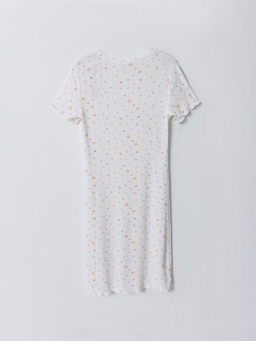 Сорочка ночная женская белая с цветочным принтом - Mark formelle фото 6