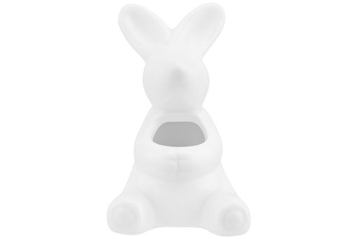 Вазочка п/зубочистки 4,5*5*8 см "Зайчик белый"