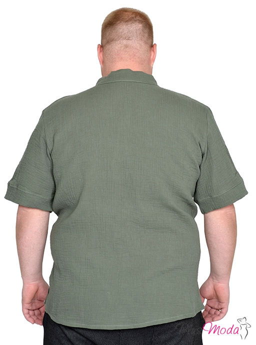 Рубашка-поло Модель №1626 размеры 44-84 - Plusmoda фото 3