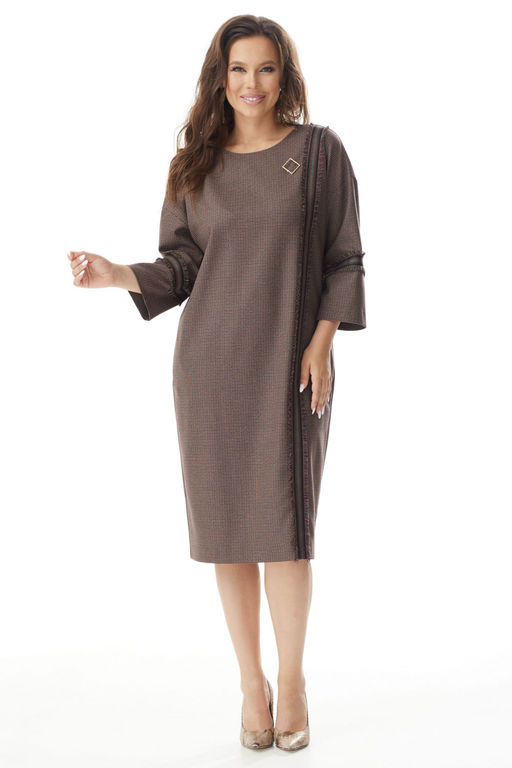 Платье Magia mody 2329 коричненвый