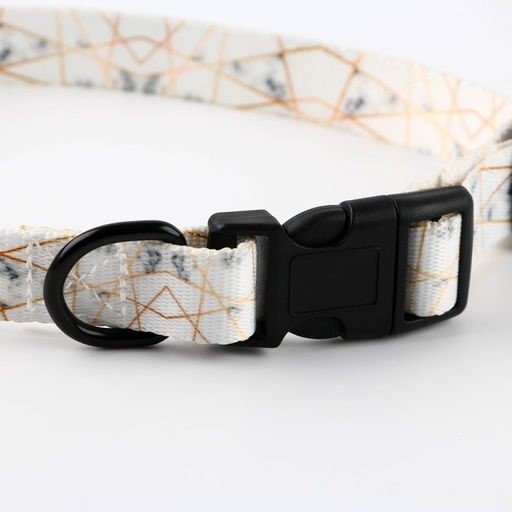 Набор Мрамор, застёжка - фастекс, поводок 2 м и ошейник 28-46 см - Пушистое счастье фото 7