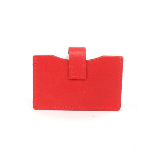 Обложка пропуск/карточка/проездной Croco-фк-1008 натуральная кожа алый орфей (206) 255745  фото 2