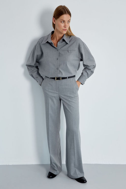 Рубашка ELady 4479 серый  фото 5