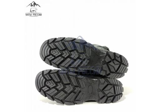 Мини-монголки мужские черные, литая подошва натуральная кожа - Мирунт фото 4