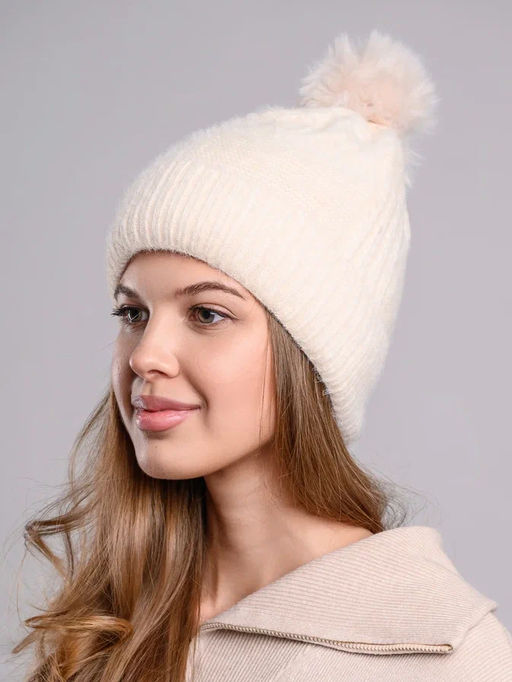 Теплая шапка из мягкой - Pretty mania фото 8