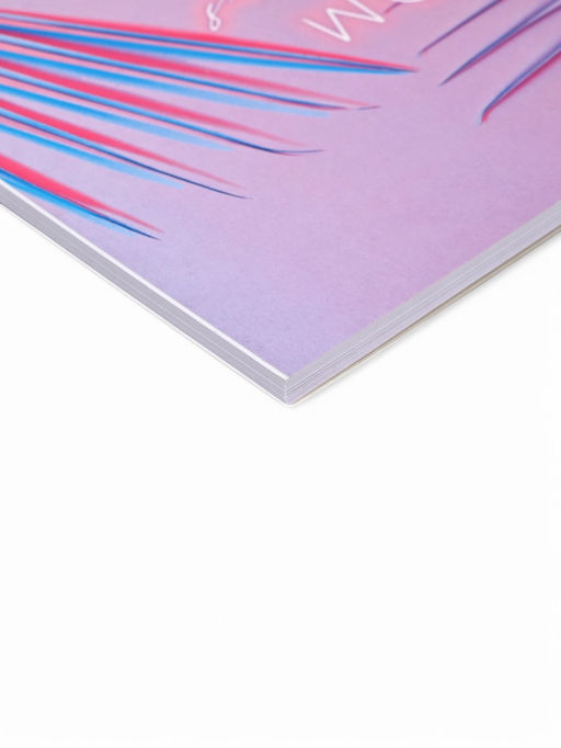 Цена за 2 шт. Альбом для рисования 40 листов А4 на скрепке «Листья» обложка 160 г/м², бумага 100 г/м².