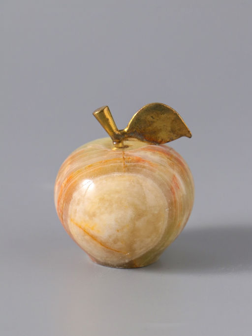 Набор фигурок 6 шт. «Яблоко», 3.8 см, оникс