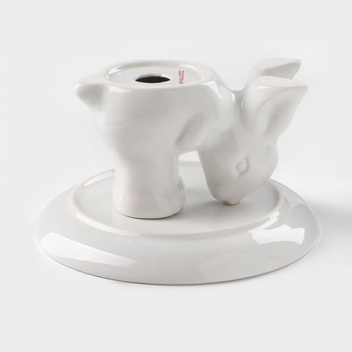 Блюдо для десертов Доляна Зайка, d=20,5 см, цвет белый  фото 3