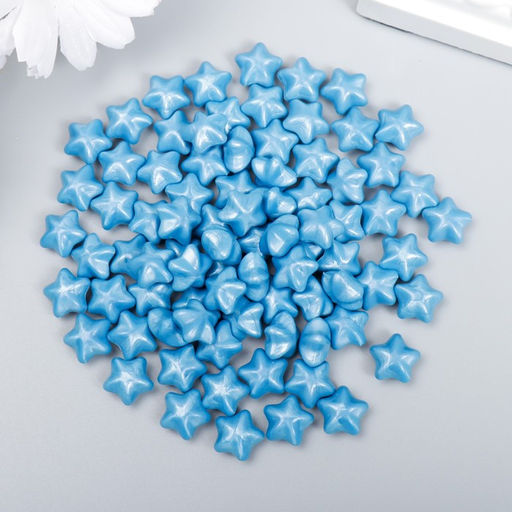 Сургуч в гранулах в пакете Звёздочки синий перламутр 55 гр 12х8 см - Simaland фото 2