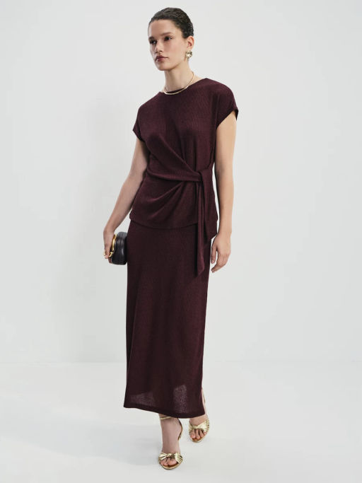 Юбка-трапеция с люрексом / Zarina